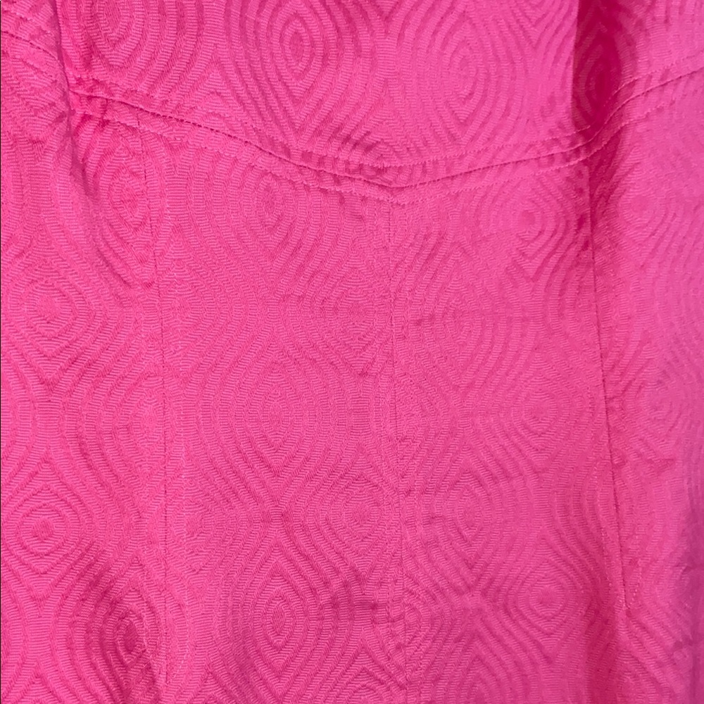 Chadwick’s Collection Pink Sleeveless Dress with White Floral Embellishments - Picture 4 of 6